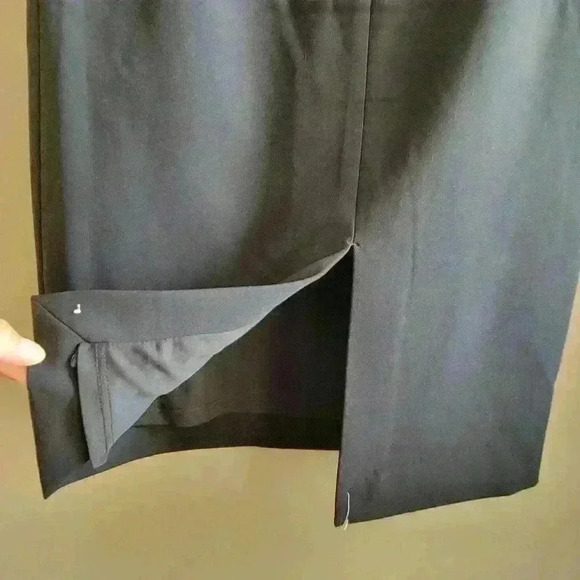 Brand New EXPRESS Women's Pencil Belt Skirt Black Size 0 Stetch High Rise - Picture 3 of 9